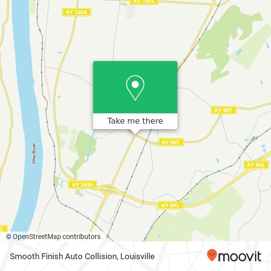 Mapa de Smooth Finish Auto Collision