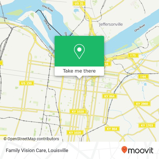 Family Vision Care map