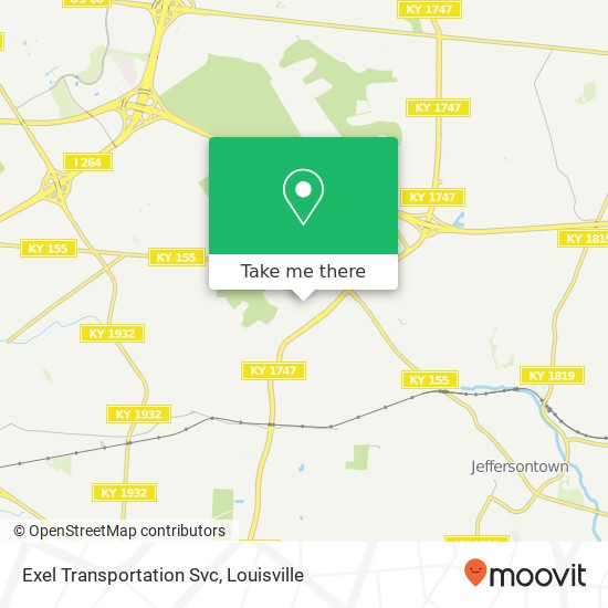 Exel Transportation Svc map