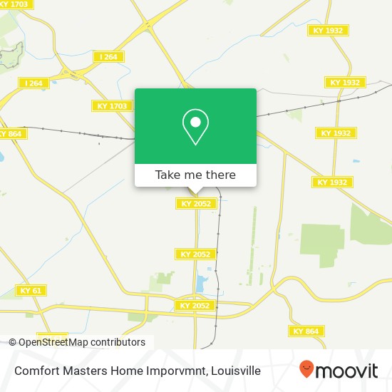 Comfort Masters Home Imporvmnt map