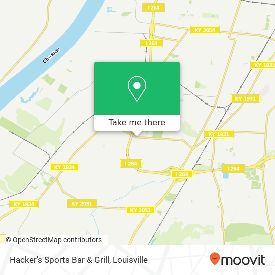 Mapa de Hacker's Sports Bar & Grill