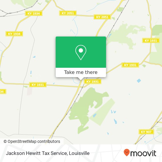 Jackson Hewitt Tax Service map