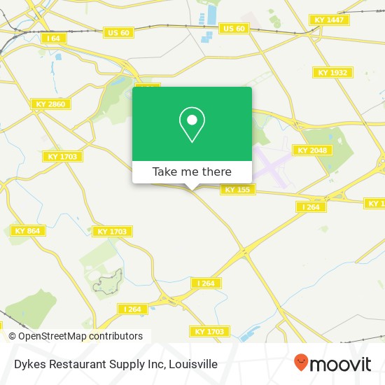 Dykes Restaurant Supply Inc map