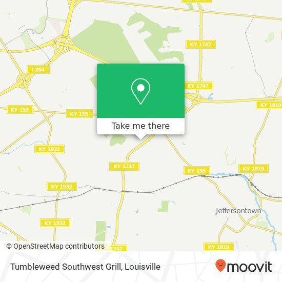 Mapa de Tumbleweed Southwest Grill