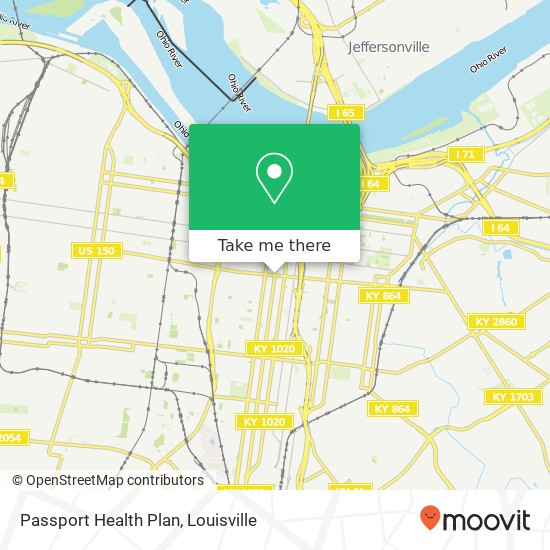 Passport Health Plan map