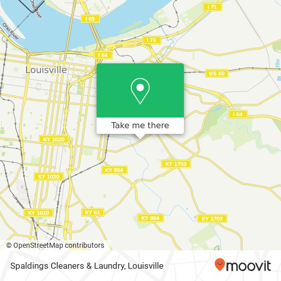 Mapa de Spaldings Cleaners & Laundry