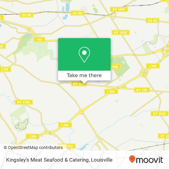 Mapa de Kingsley's Meat Seafood & Catering