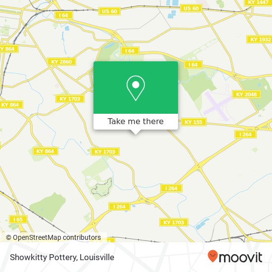 Showkitty Pottery map