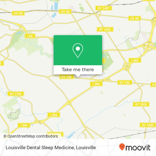 Louisville Dental Sleep Medicine map