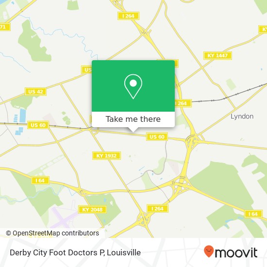 Derby City Foot Doctors P map