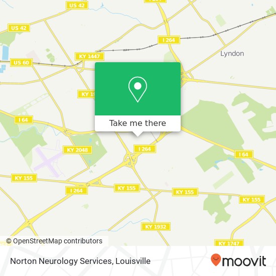 Norton Neurology Services map