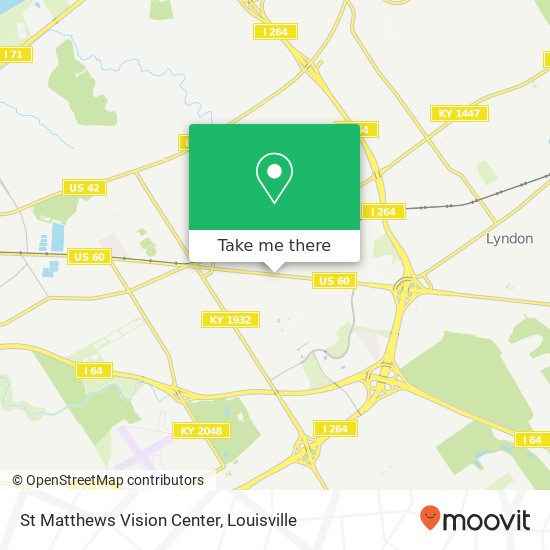 St Matthews Vision Center map