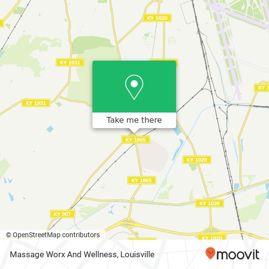 Massage Worx And Wellness map