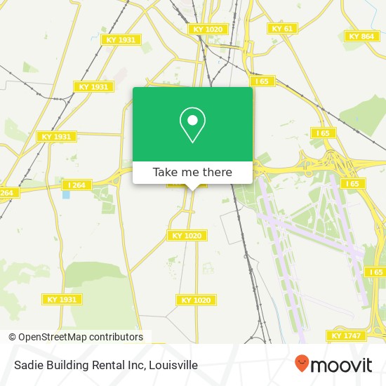 Mapa de Sadie Building Rental Inc