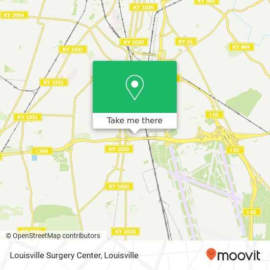 Louisville Surgery Center map