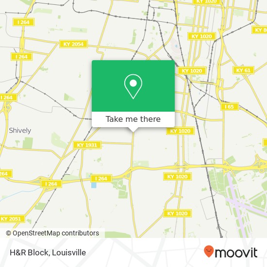 H&R Block map