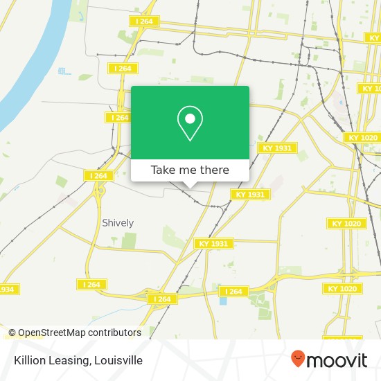 Mapa de Killion Leasing