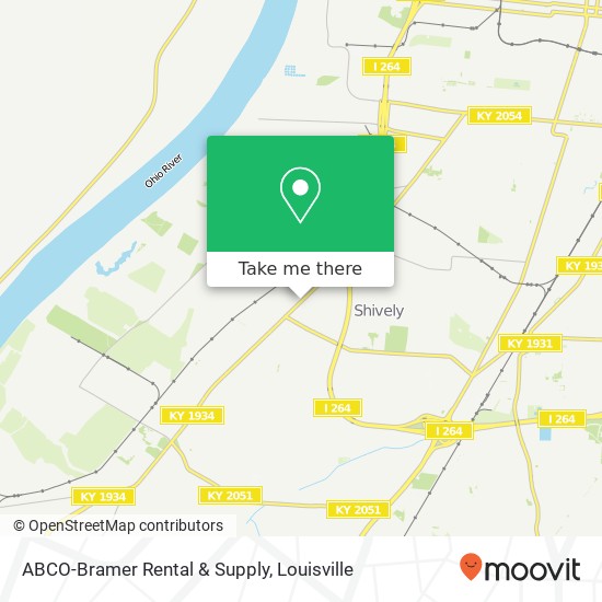 Mapa de ABCO-Bramer Rental & Supply