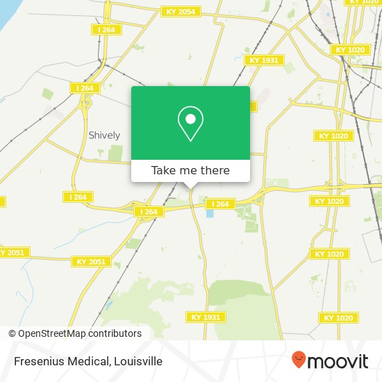 Mapa de Fresenius Medical