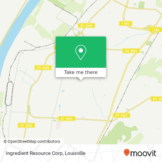 Mapa de Ingredient Resource Corp