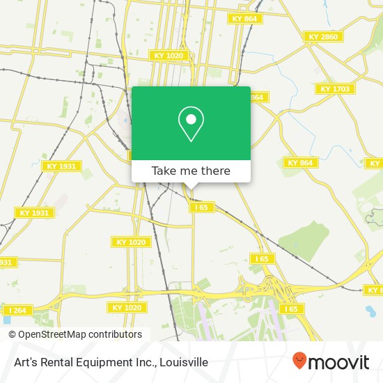 Art's Rental Equipment Inc. map