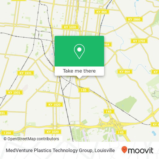 Mapa de MedVenture Plastics Technology Group