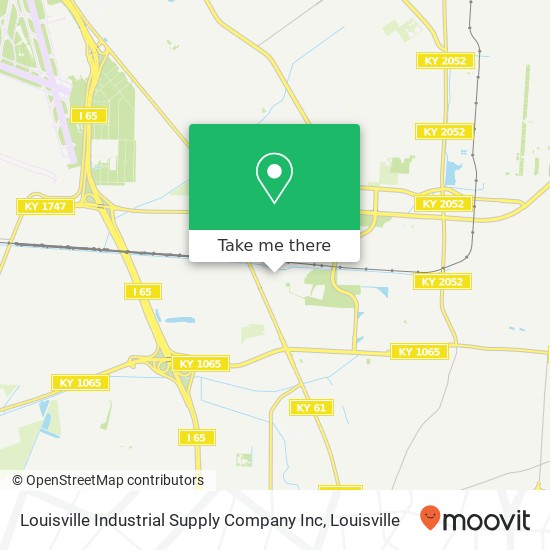 Mapa de Louisville Industrial Supply Company Inc