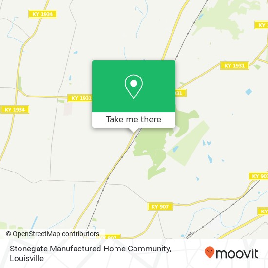 Stonegate Manufactured Home Community map