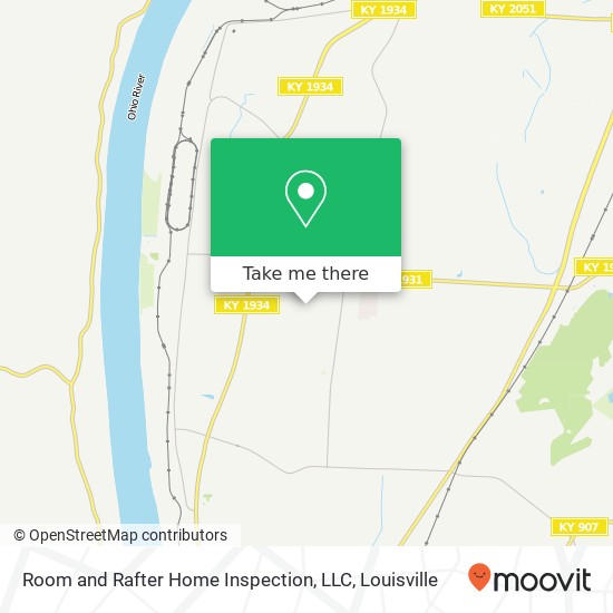 Mapa de Room and Rafter Home Inspection, LLC