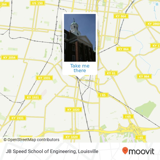 JB Speed School of Engineering map