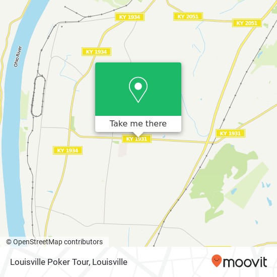 Mapa de Louisville Poker Tour