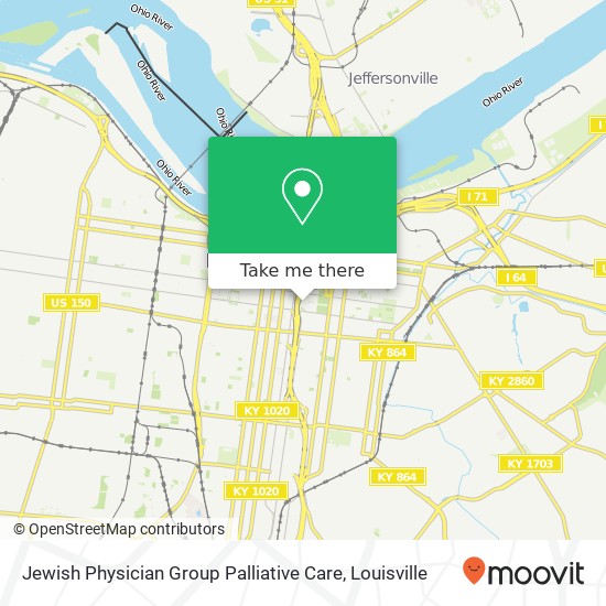 Mapa de Jewish Physician Group Palliative Care