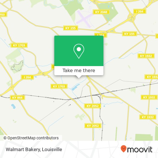 Mapa de Walmart Bakery