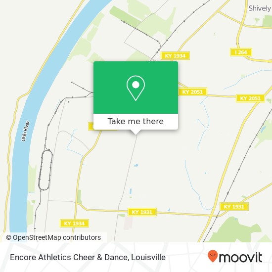 Mapa de Encore Athletics Cheer & Dance