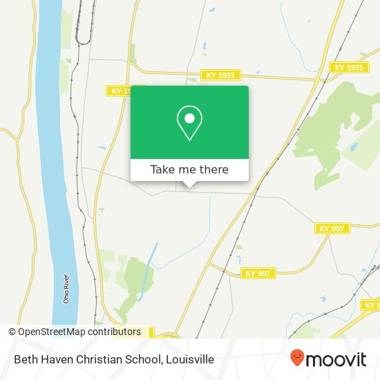 Mapa de Beth Haven Christian School