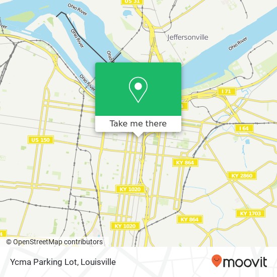 Ycma Parking Lot map