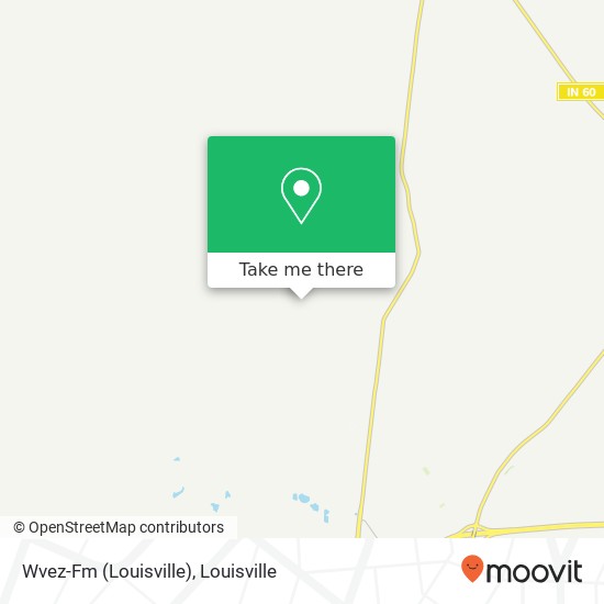 Wvez-Fm (Louisville) map