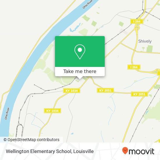 Mapa de Wellington Elementary School