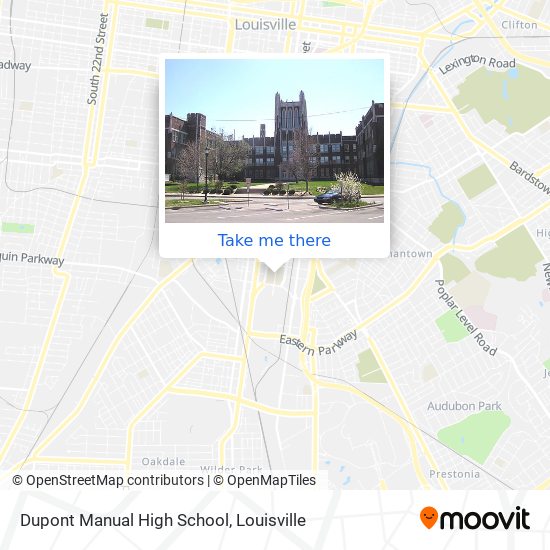 Dupont Manual High School map