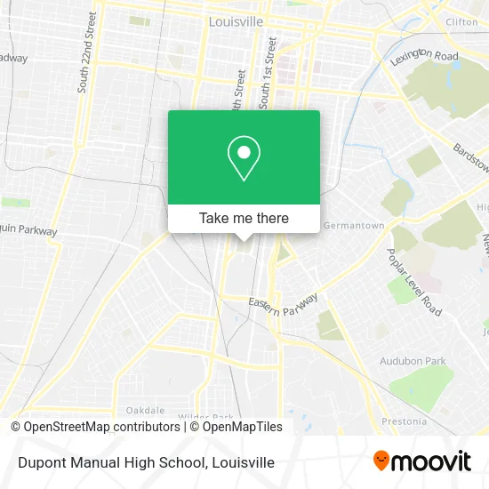 Dupont Manual High School map