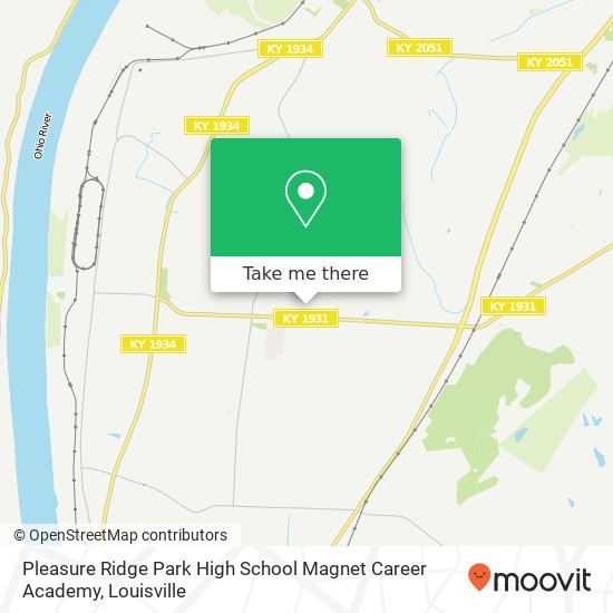 Mapa de Pleasure Ridge Park High School Magnet Career Academy