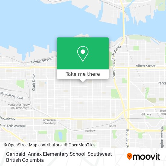 Garibaldi Annex Elementary School plan