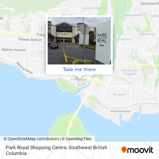 Park Royal Shopping Centre plan