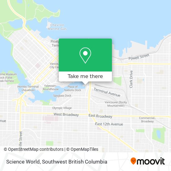 Science World map