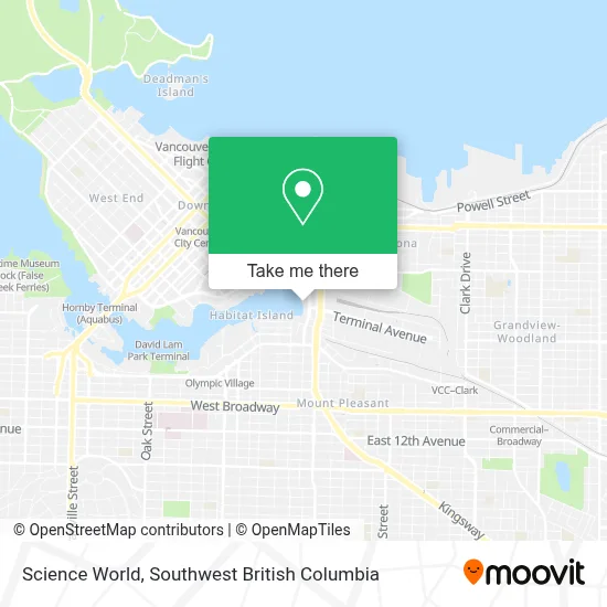 Science World map