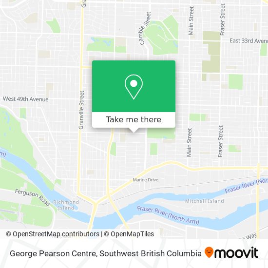 George Pearson Centre map