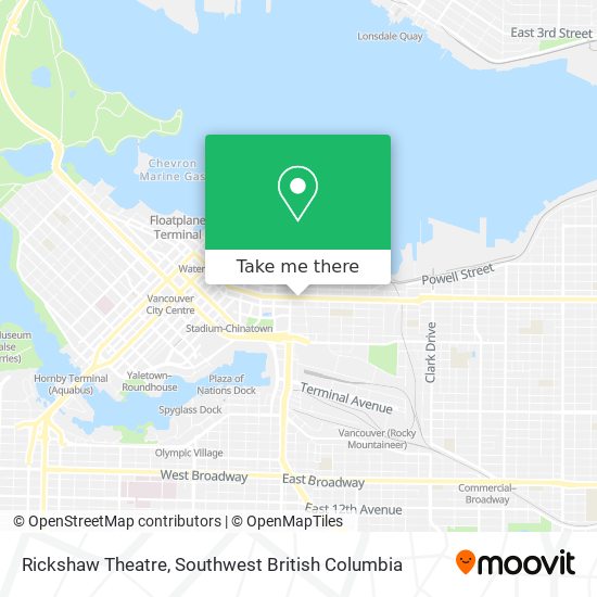 Rickshaw Theatre map
