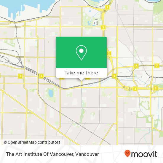 The Art Institute Of Vancouver plan