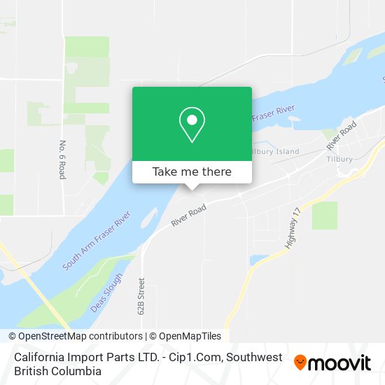 California Import Parts LTD. - Cip1.Com map