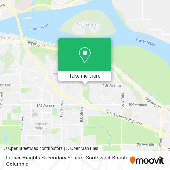 Fraser Heights Secondary School map